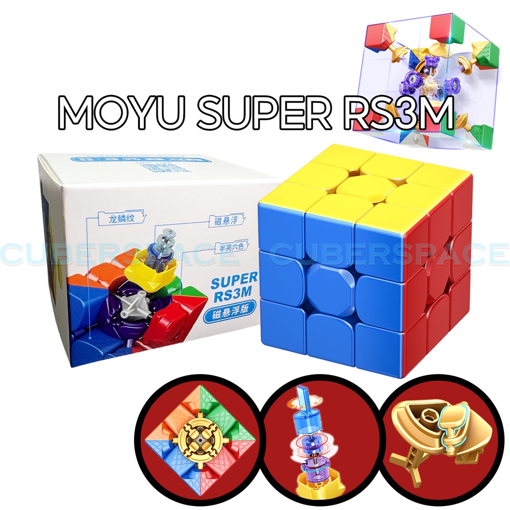 MoYu Super RS3M 2022 Magnetic Speedcube 3x3 MagLev | Shopee Singapore