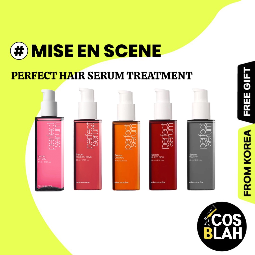 Mise En Scene Perfect Hair Serum Original Styling Super Rich Rose Perfume Watery