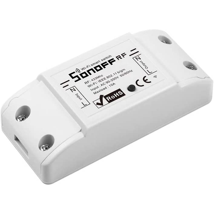 (2 Pack)SONOFF Basic RFR2 Smart WiFi Switch,APP & 433MHz RF Remote Control Light Switch