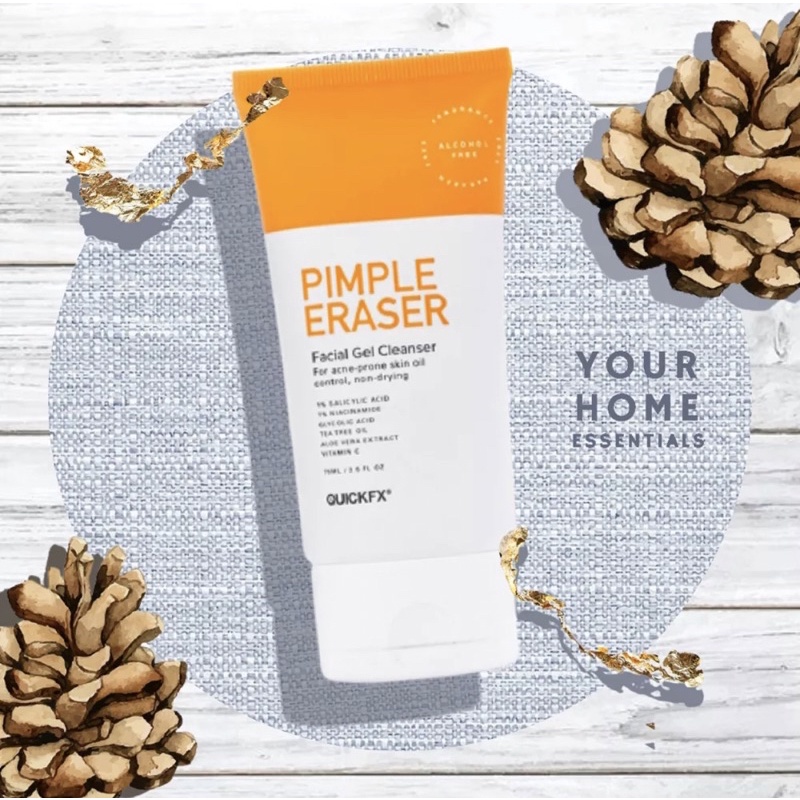 QUICKFX Pimple Eraser Facial Gel Cleanser 75ml Shopee Singapore