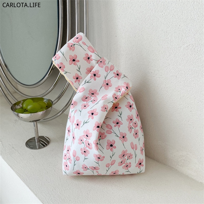 Image of New Wrist Bag Ins Style Knot Bag Cute Mini Handbag #7