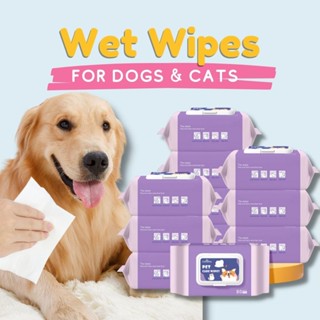 🇸🇬 [3 for $5] Anti-Bacteria Dog Wipes / Pet Wet Wipes for Dog & Cat / Wet Tissues for Dog