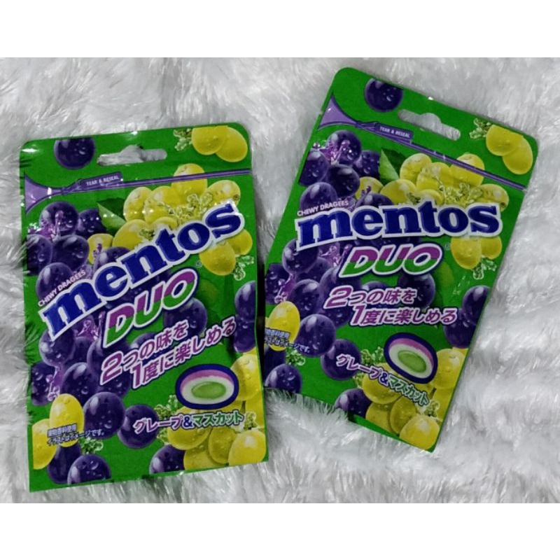 Mentos Duo Grape & Muscat JAPAN | Shopee Singapore