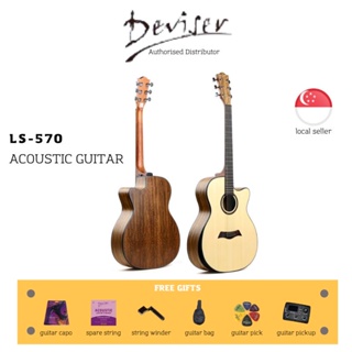 🔥PRE ORDER🔥 Deviser Brand New 40” Electric Acoustic Guitar