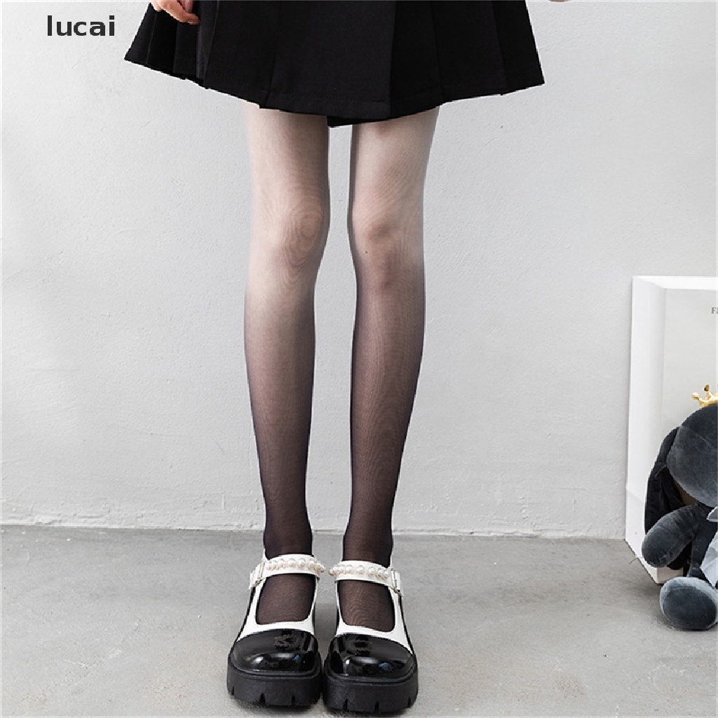 Image of lucai Lolita Gradient Sexy Seamless Stockings Cute Leggings Tights Women Colored Pantyhose lucai #6