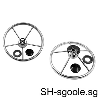 Boat Steering Wheel Marine 13 3 inch 5 Spoke Direction Control Smooth Surface Hardware Replacement Boating Accessories
