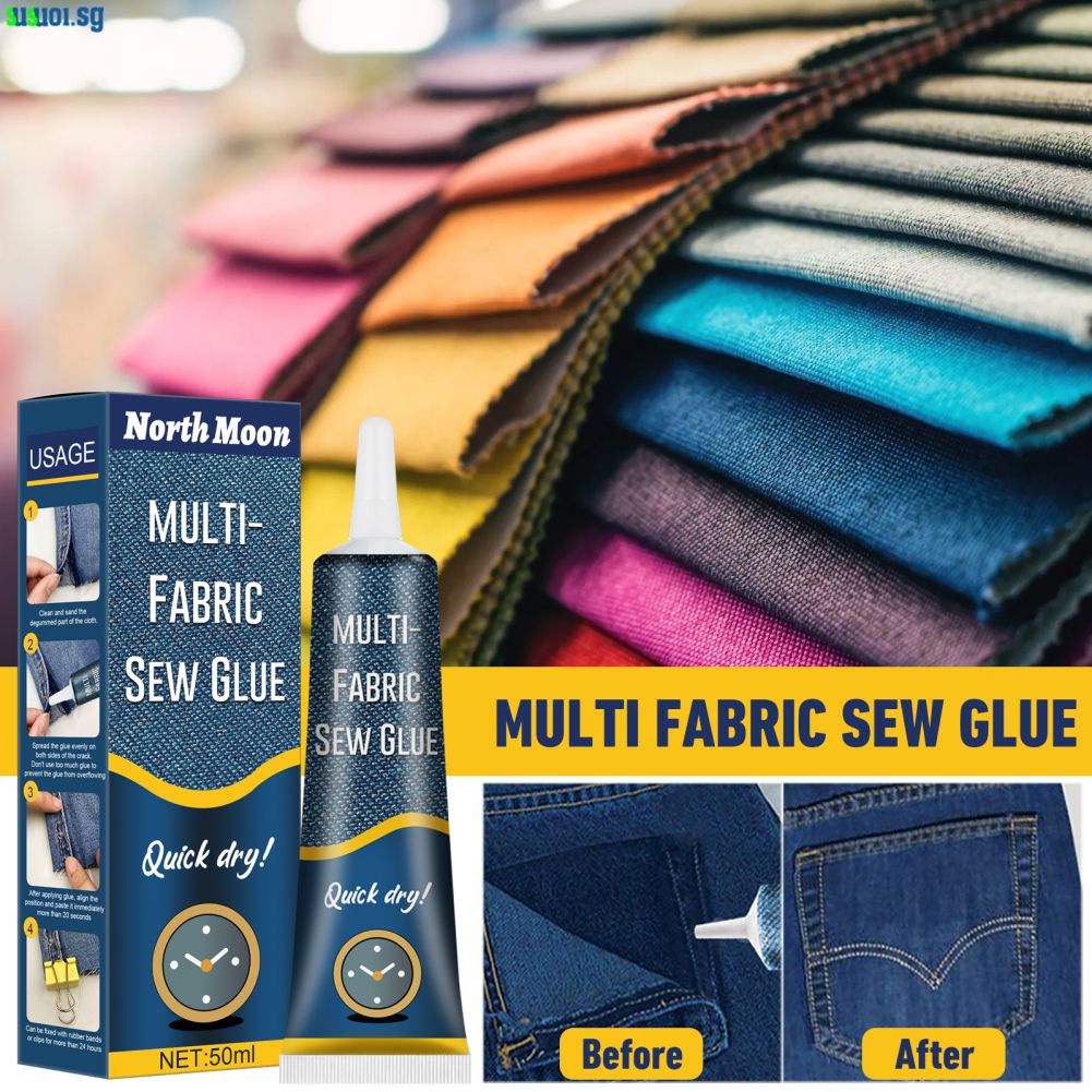 50ml Multifunctional Sew Glue Repair Clothes Fabric Glue No Sew Glue ...