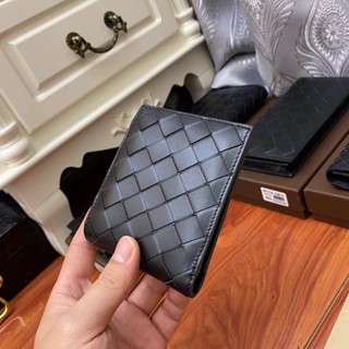 Physical shooting tire leather Bottega Veneta BV men s wallet wallet men s bag men s essential short clip #3