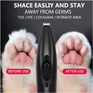 Electric Pet Scissors Cat Dog Foot Hair Trimmer Pet Paw Hair Clipper Shaver Grooming Machine