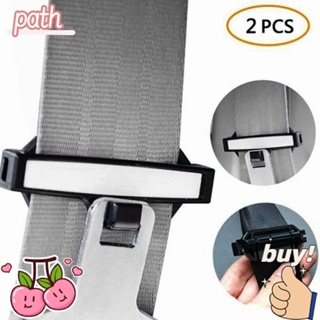 PATH 2 Pcs Belt Safety Adjuster Clip Auto Fastener Adjustment Lock Improves Comfort Socket Seatbelt Stopper