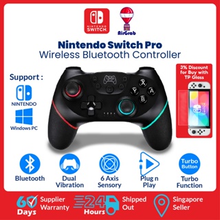 Nintendo Switch Pro Wireless Controller for Switch Console Bluetooth Joystick 500 mAh PC Computer Controller (SG Seller)