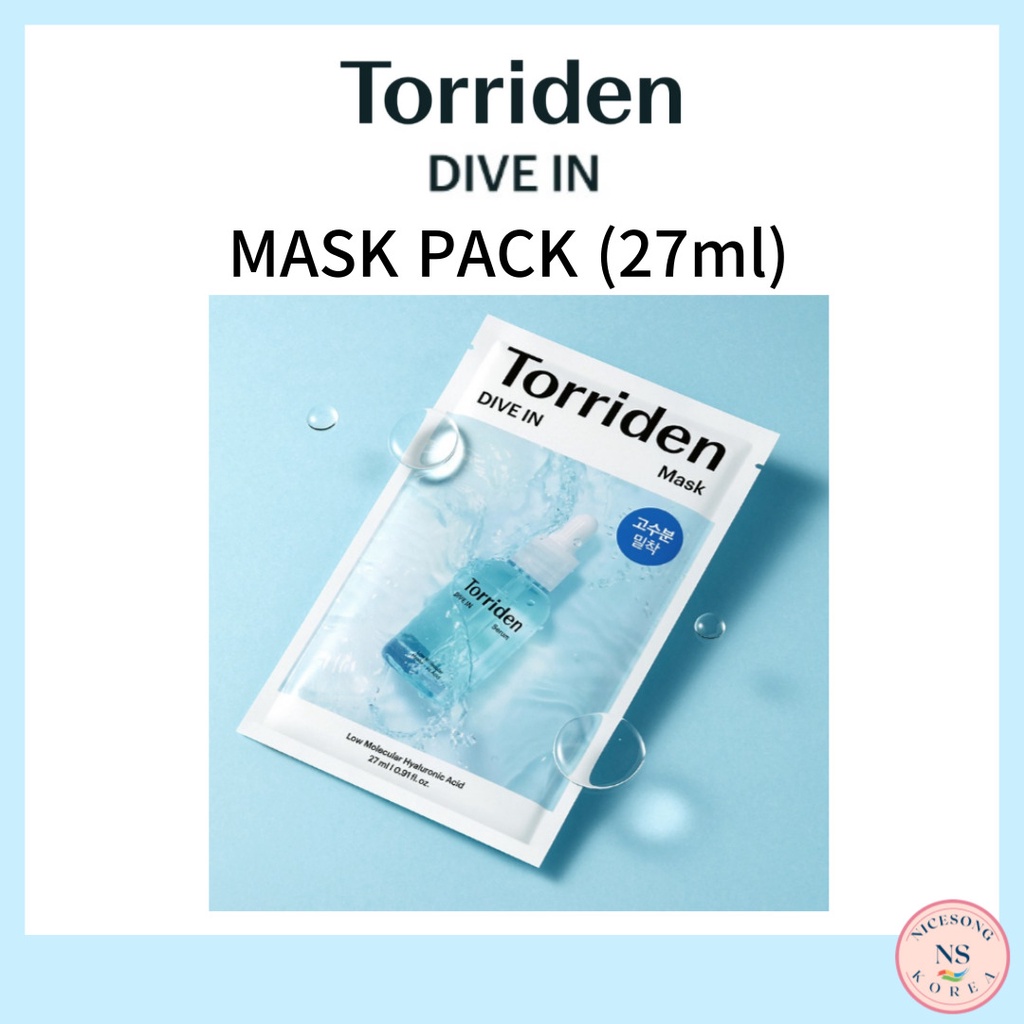 [Torriden]Dive In Mask Pack 27ml Shopee Singapore