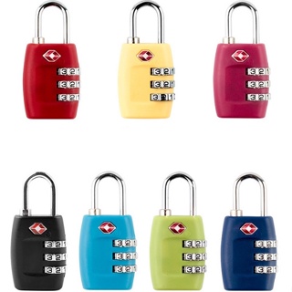 SG Local Seller TSA Luggage Lock 3 Digit Combination Cable Padlock For Travel Suitcase Bags and Gym Lock