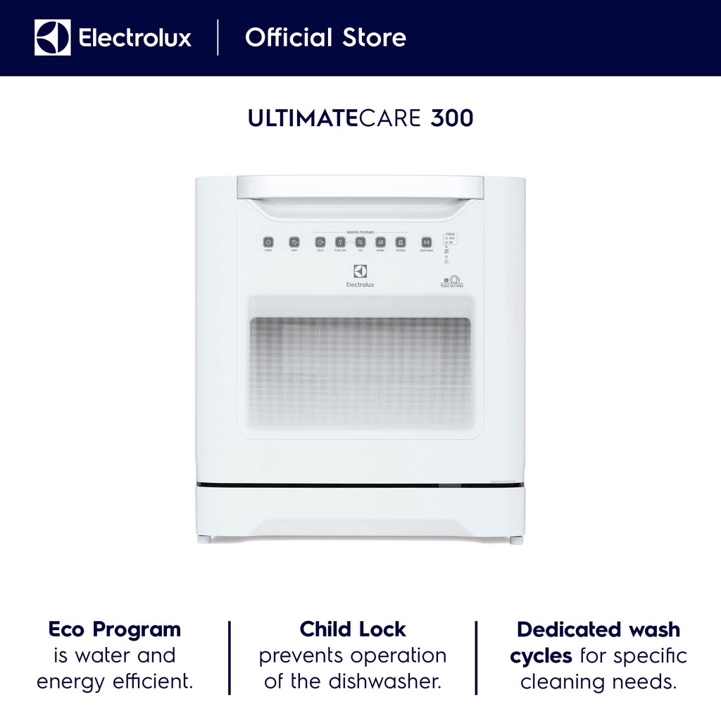 Electrolux ESF6010BW Countertop Dishwasher with 2 Years warranty