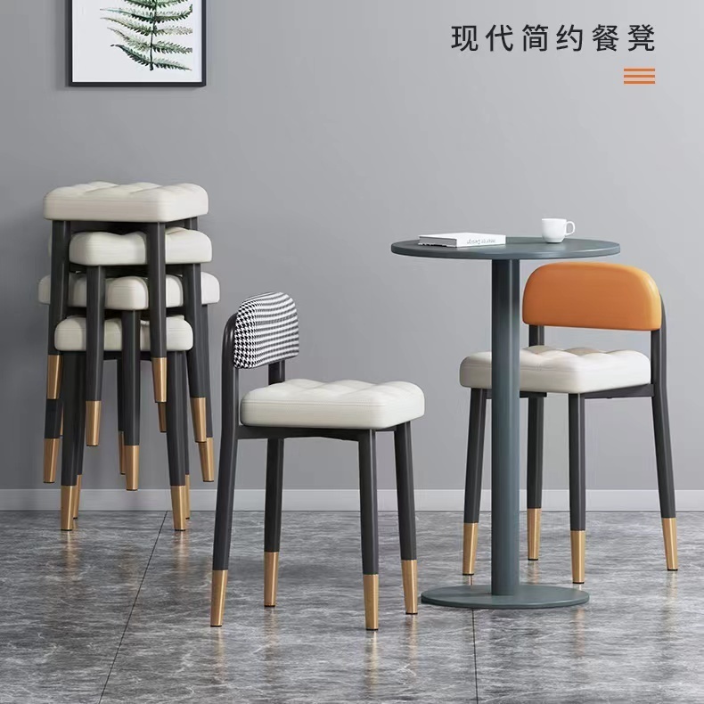 Stool Household dining stool Bench Simple modern dresser Stackable