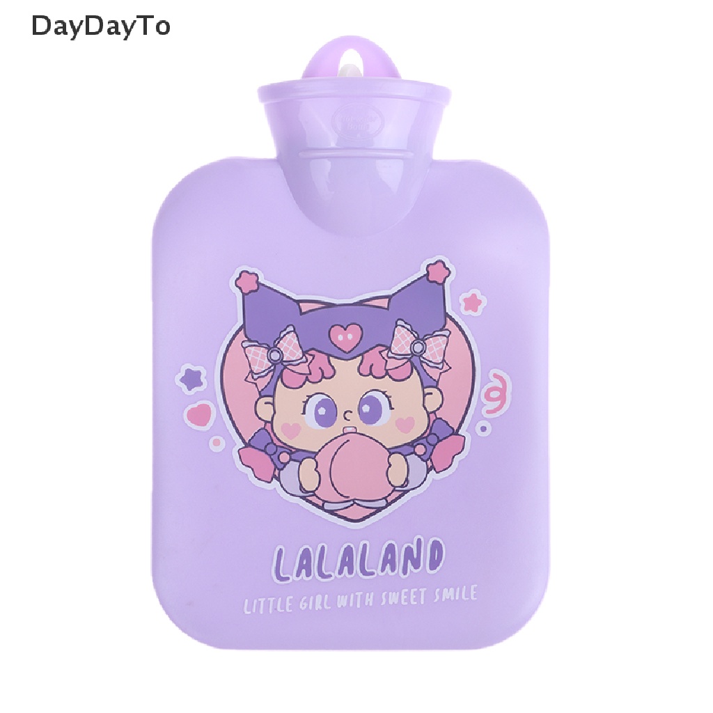 Image of DayDayTo Cute Girl Kid Hot Water Bottle 400Ml Durable Water Filling Hot Water Bag sg #4