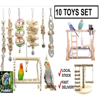 Bird Toy. Parrot Toy. 10pcs - $14.99. Bird Cage. Perch, chew toys. Bird Toy to suit everyone needs.