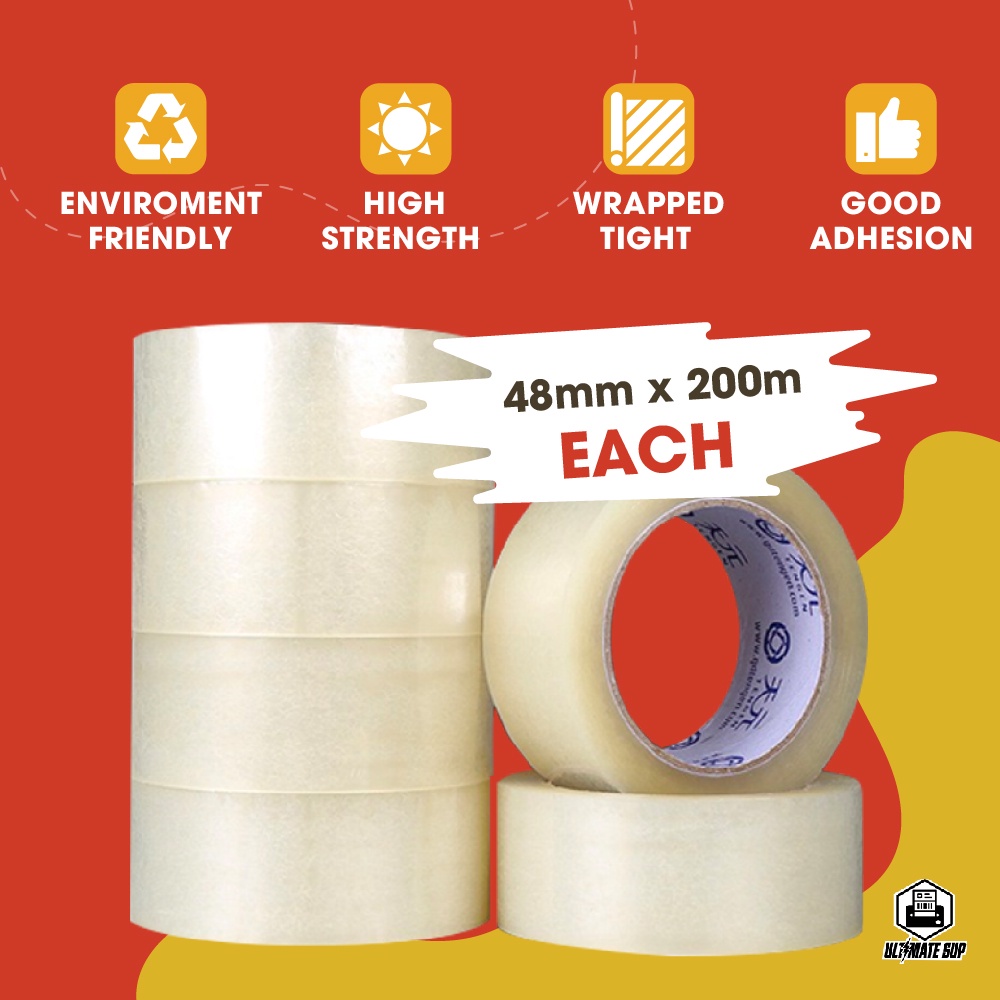 CLEAR OPP TAPE Adhesive Tape Masking Tape Packing Tape For Carton