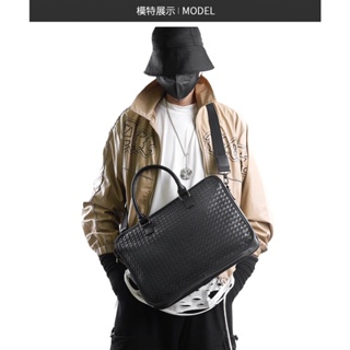 【男士商务编织公文包】Men's Portable Woven Bag 2022 New Style Business Men's Bag Korean Version Briefcase #6