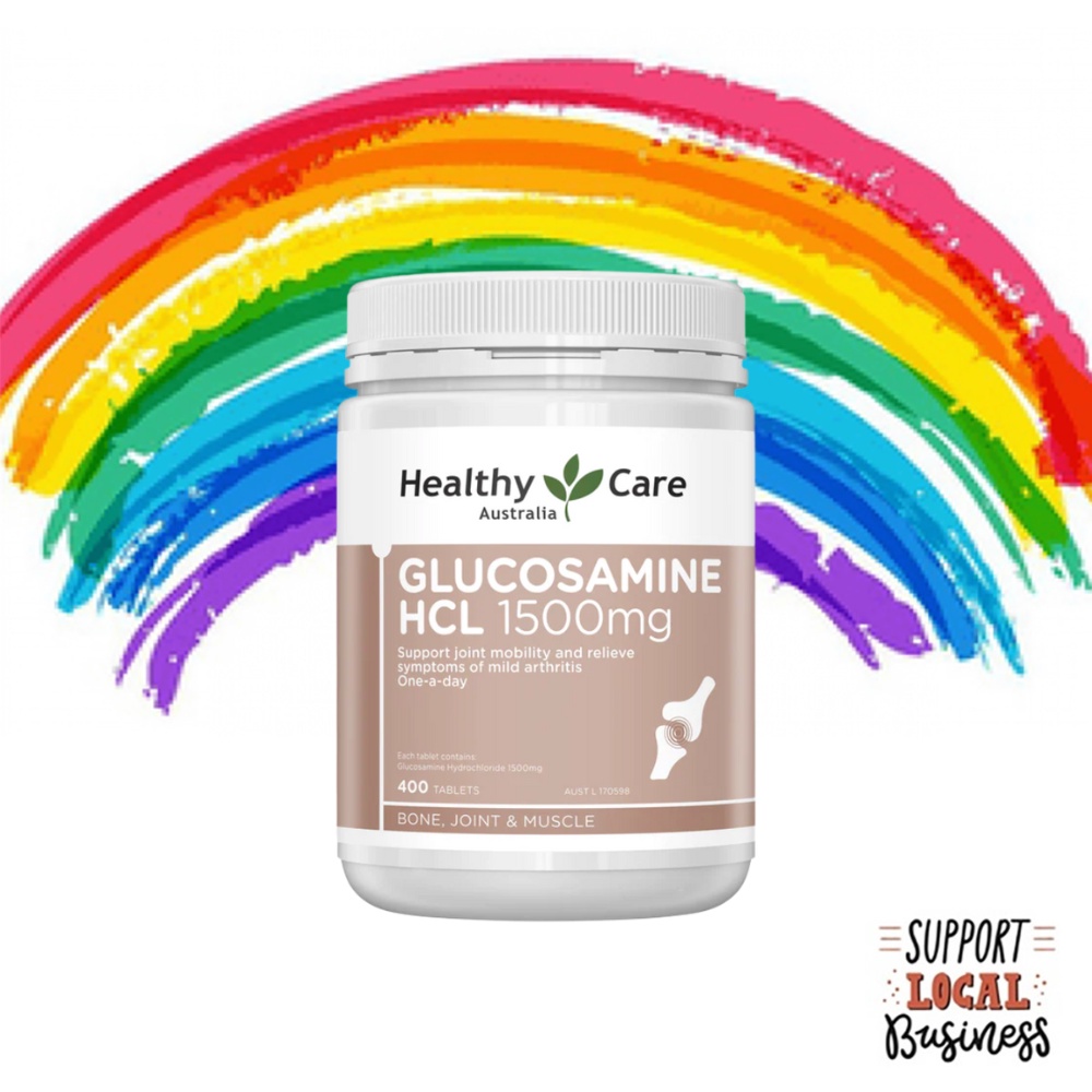 [Crazy Sale] Healthy Care Glucosamine HCL 1500mg l 400 Tablets Shopee