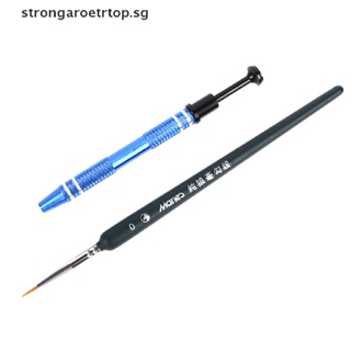 Strongaroetrtop 4pcs/set Lube Brush Tweezer Switch Stem Holder Lube Tool Collection For Keyboard .