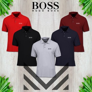 Polo T-shirt Hogo Booss ” 100% Premium Fabric Unisex Short Sleeve Polo Tshirt ”Baju Kolar”