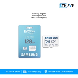 Samsung Evo Plus MicroSD Card (2021) 4K U3 V30 128GB MBMC | 10 Years Samsung Warranty | SG Local | SD Card