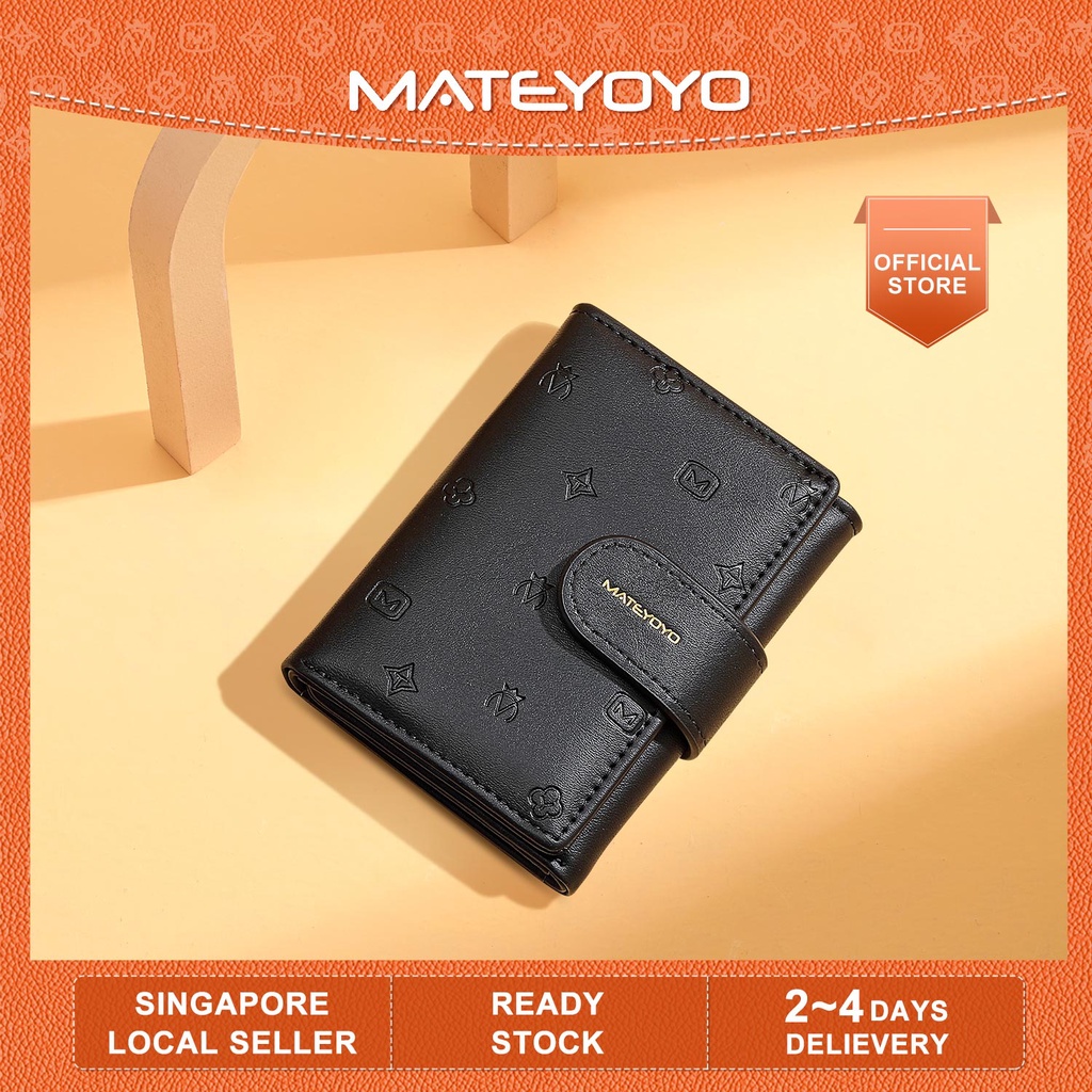 MATEYOYO Women's Wallet Imprint Wallet Embossing Female Short Wallet