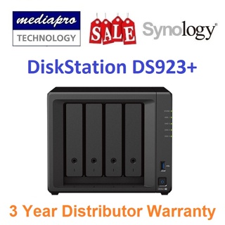 Synology DiskStation DS923+ 4-Bay NAS ( without HDD ) - 3 Year Local Distributor Warranty