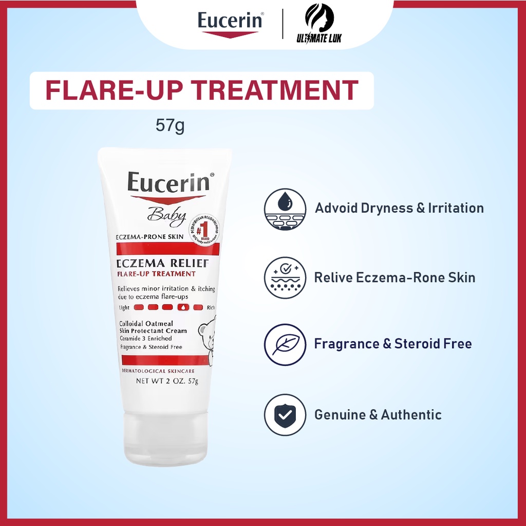 Eucerin,Baby Eczema Cream, Flare Up Treatment with Colloidal Oatmeal, 2