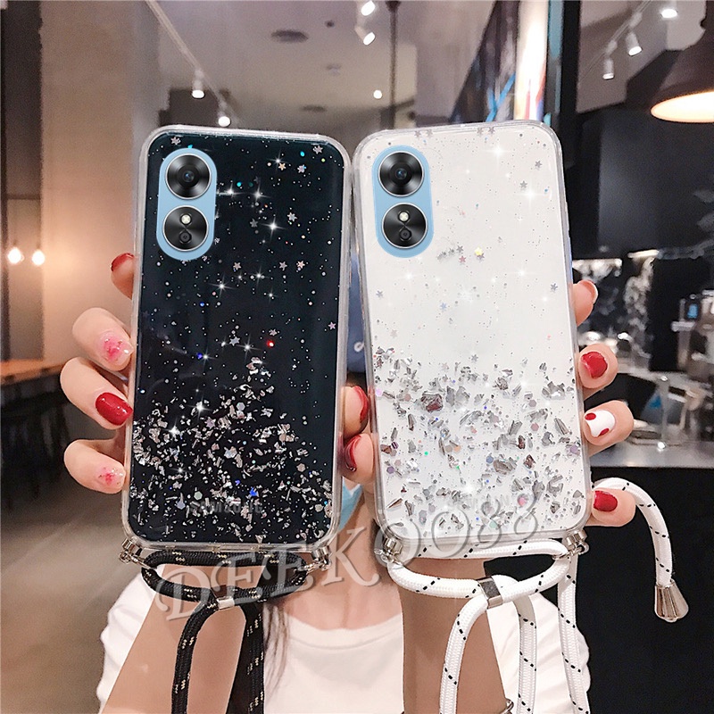 Phone Case OPPO A17K A17 A77S A77 A57 Reno8 Reno7 Z Pro 5G 4G Bling ...