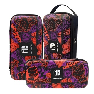 For Nintendo Switch & Switch Oled Scarlet and Violet Them Storage Bag Protective Hard Cover Pouch Case for NS Accessory