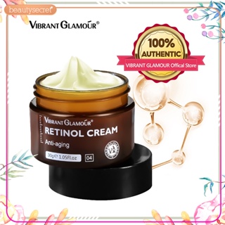 VIBRANT GLAMOUR Natural Retinol Anti Aging Whitening Face Cream 30g Retinol Face Cream Anti-Aging Remove Wrinkle Facial -beautysecret