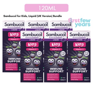 [Exp 07/2025] [Bundle] Sambucol for Kids Liquid (UK Version) 120ml