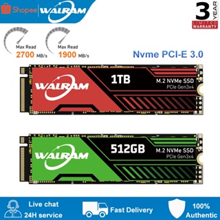 Walram M.2 PCI-e3.0 SSD 256Gb M2 NVME 128GB 512GB 1TB Solid State Disk 2280 Internal Hard Drive HDD for Laptop Desktop MSI Asro SSD
