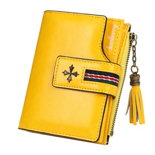 Image of thu nhỏ Women Tassel Short Wallet Zipper Credit Card Purse #8