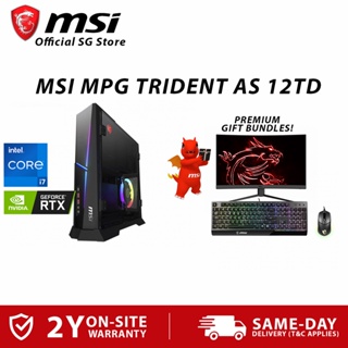 [Ready Stock] NEW 12th Gen MSI MPG Trident AS 12TD-022SG Gaming Desktop i7-12700F | 16GB | RTX 3070 LHR | W11 | 2Y