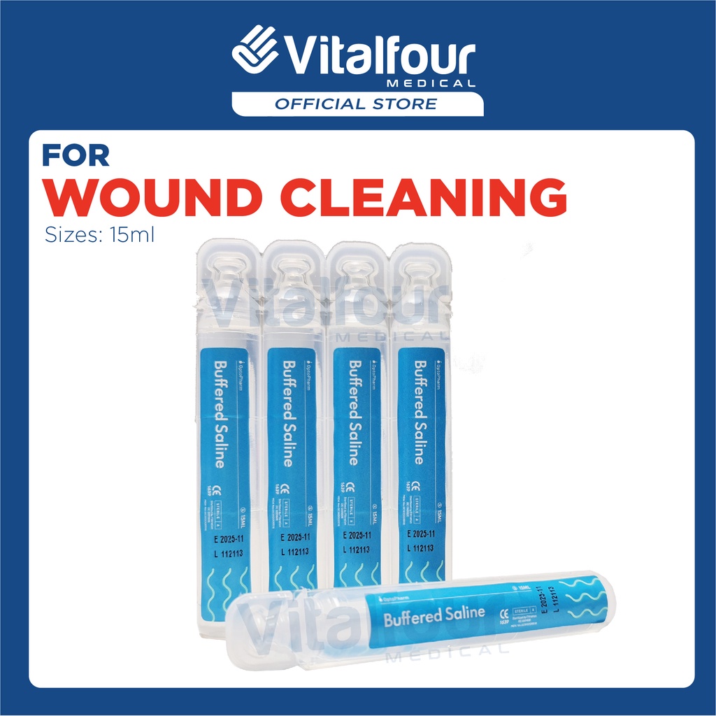 OptoPharm Eye Wash Buffered Saline 15ml (Exp 11/2025) [ MDA Approved