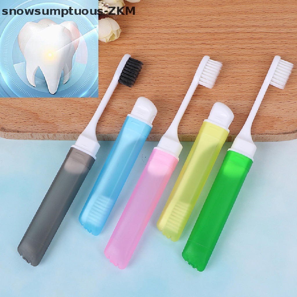 [snowsumptuous] Portable folding outdoor travel camping toothbrush ...