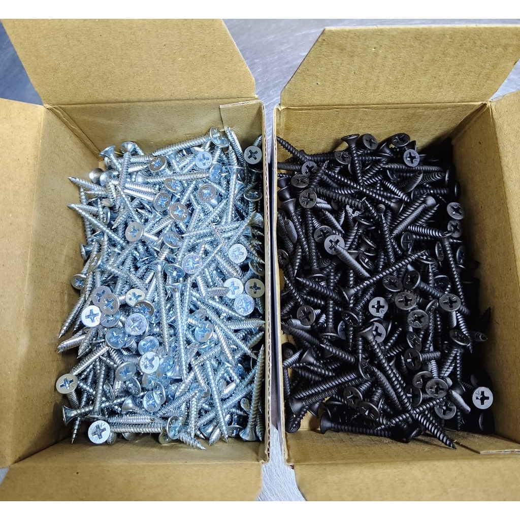 Drywall Screws (White/Black) 1Box Shopee Singapore