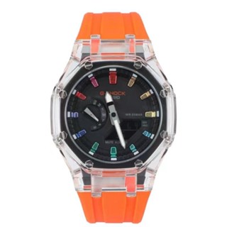 G-Shock GA-2100SKE-7A Sports Watch Fashion Watch Men's Waterproof Watch GA-2100 T Skeleton
