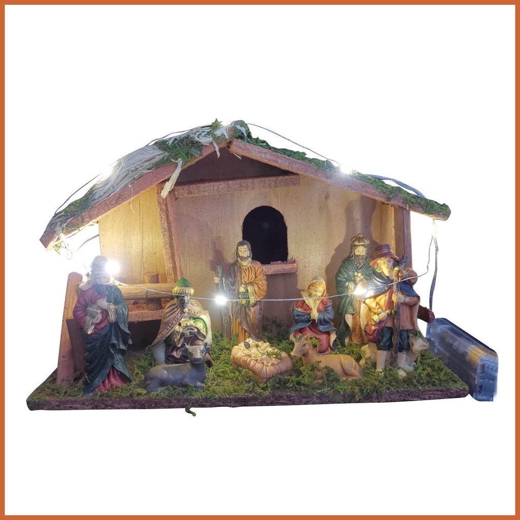 Nativity Sets for Christmas Indoor Christmas Nativity Scene with LED