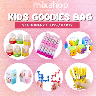 mixshop Kids Birthday Party Goodie Bag with Pen/Mini toys/Stationery/Gift Children[SG READY STOCK]
