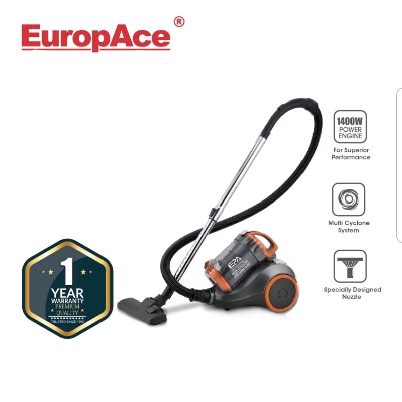 EuropAce 2000W Super Cyclone Vacuum Cleaner EVC 3201WEVC3201W Shopee