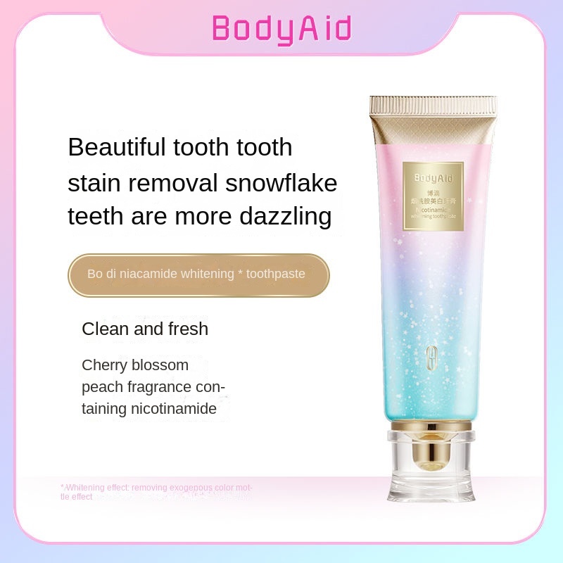 Bodyaid Toothpaste Niacinamide Whitening Toothpaste Fresh and Clean to