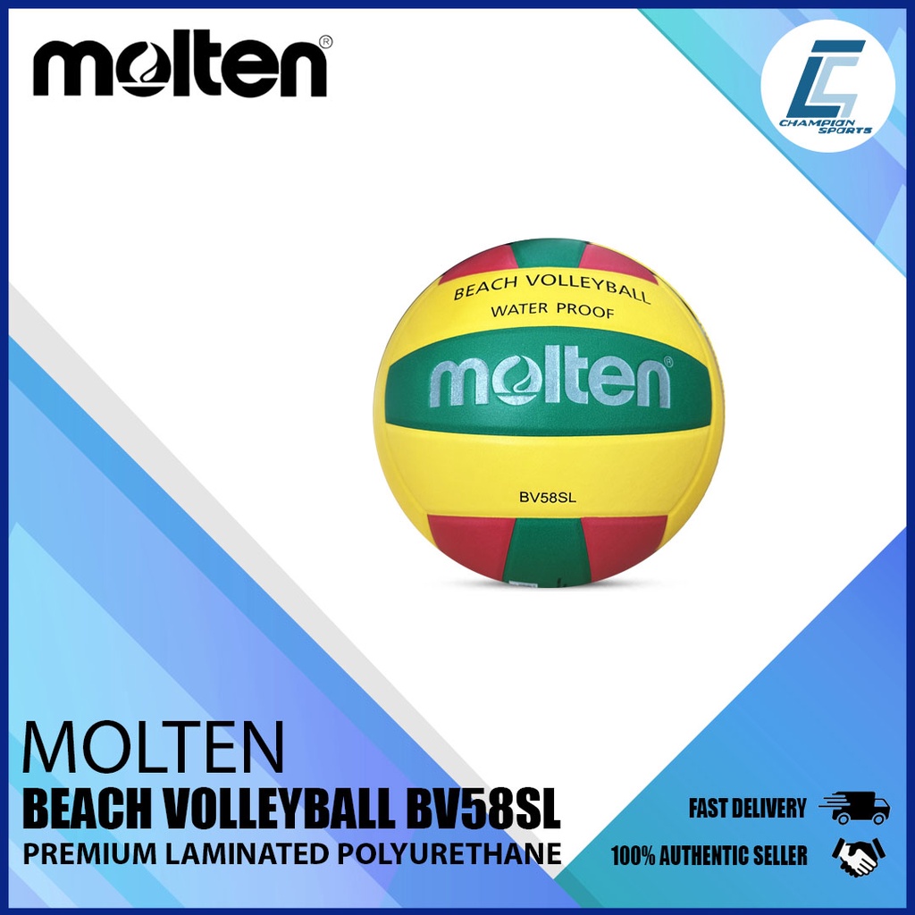 Molten Beach Volley Ball (BV58SL) | Shopee Singapore