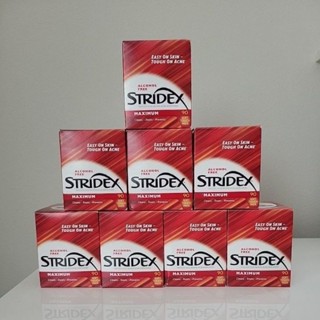 Stridex Salicylic Acid Cleansing Cotton Pads Red Box 90 Pieces Package ...