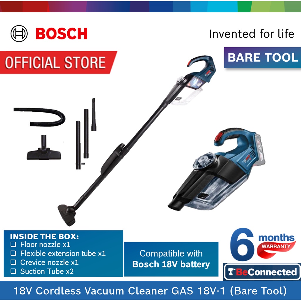 Bosch 18V Cordless Vacuum Cleaner GAS 18V1L 1 Year Local Warranty