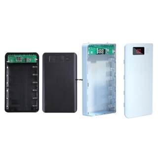 ✿ A6 LCD Display 18650  Holder Batteries for Case Storage Box DIY 6x18650 Rechargeable  DIY  Box