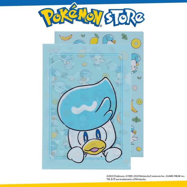 Pokémon Center Original A4 Clear Folder Quaxly Pokémon Scarlet and